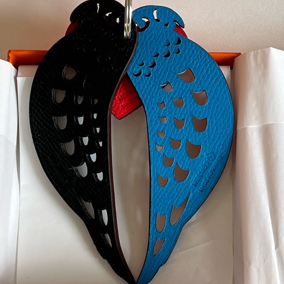Hermes Lovebirds Key Ring - Picture 3 of 7
